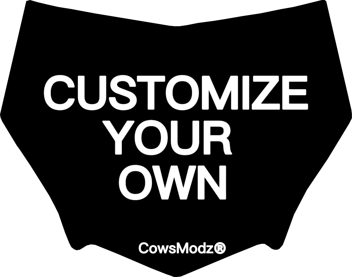 Motocuts Plate Decal