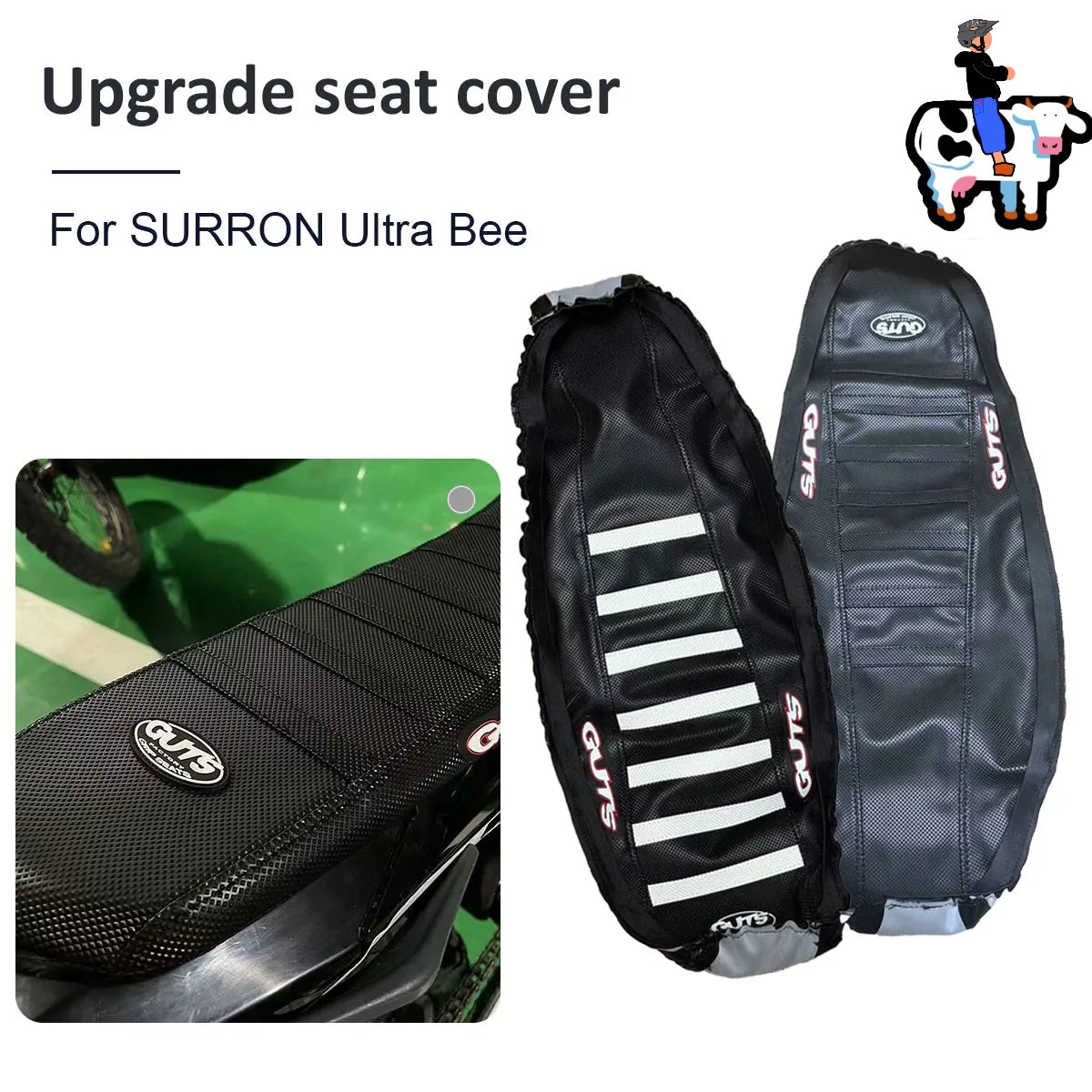 Surron Ultra Bee Ribbed Seat Cover - GUTS