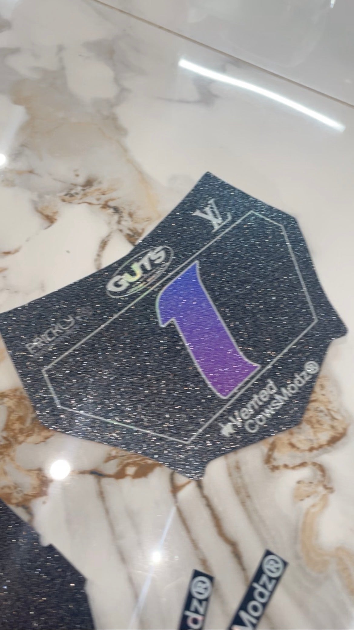 Motocuts Plate Decal