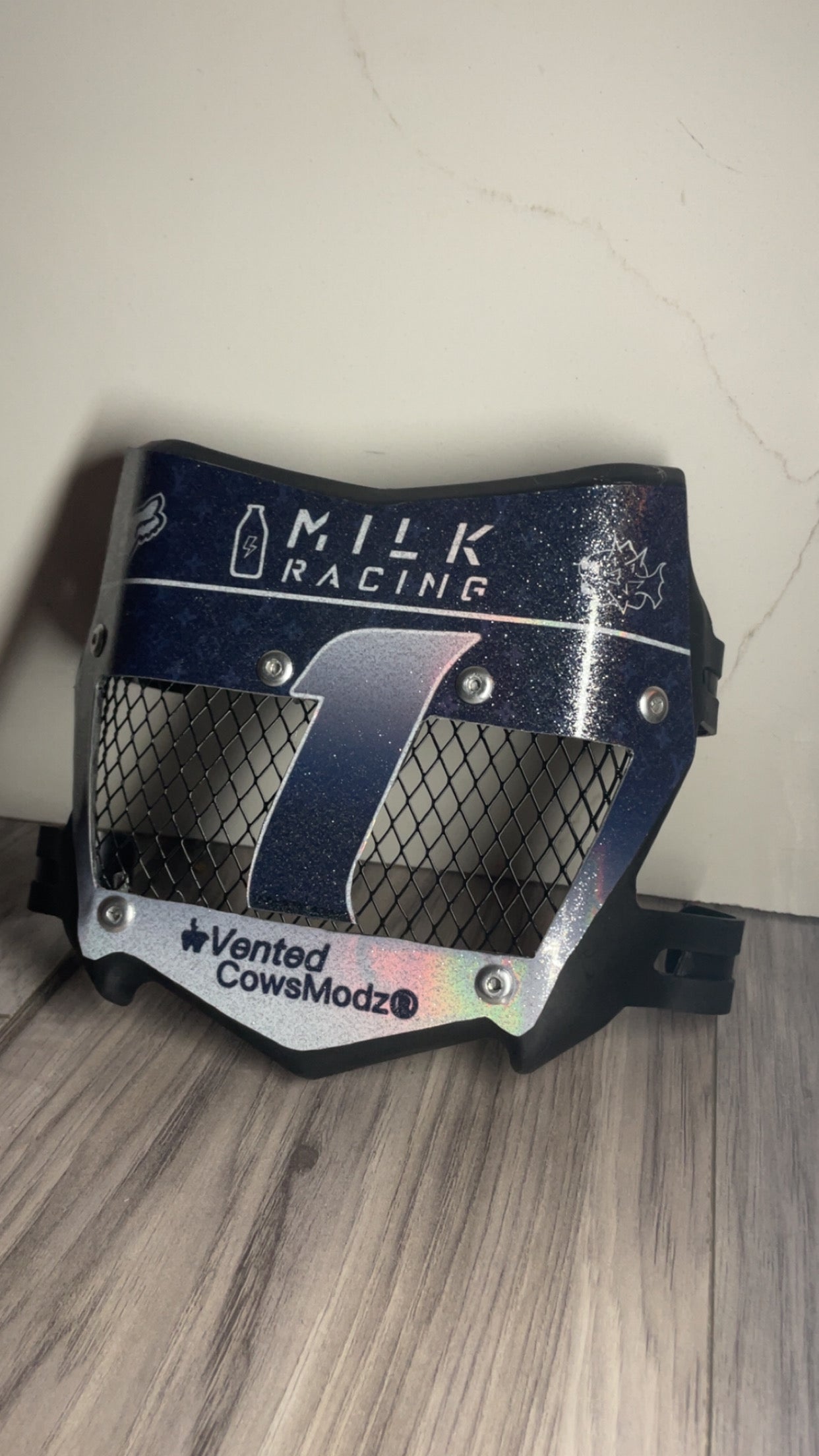 Vented Motocutz Plate Black Faded 1 of 1