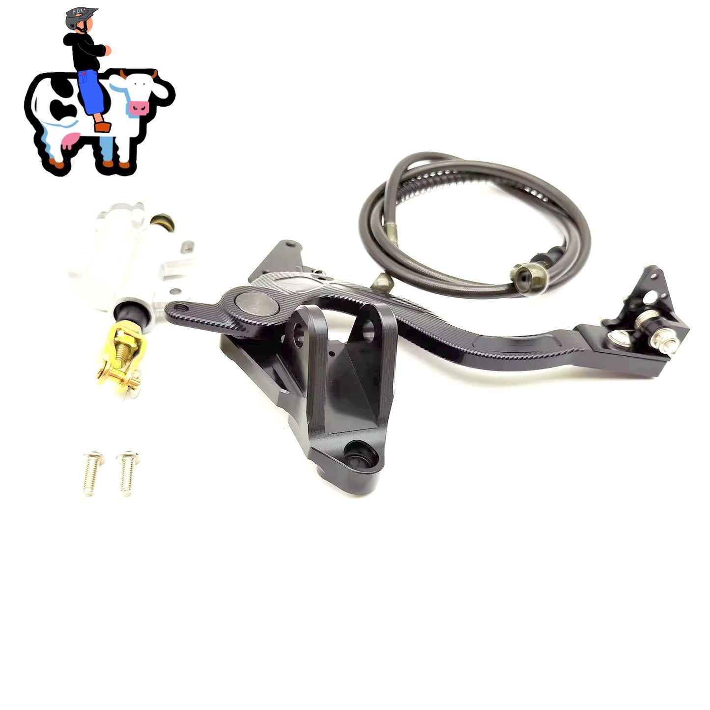 Cowz Ultra Bee Footbrake Assembly (Without Brake Caliper)