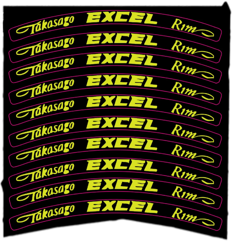 Excel Wheel Stickers