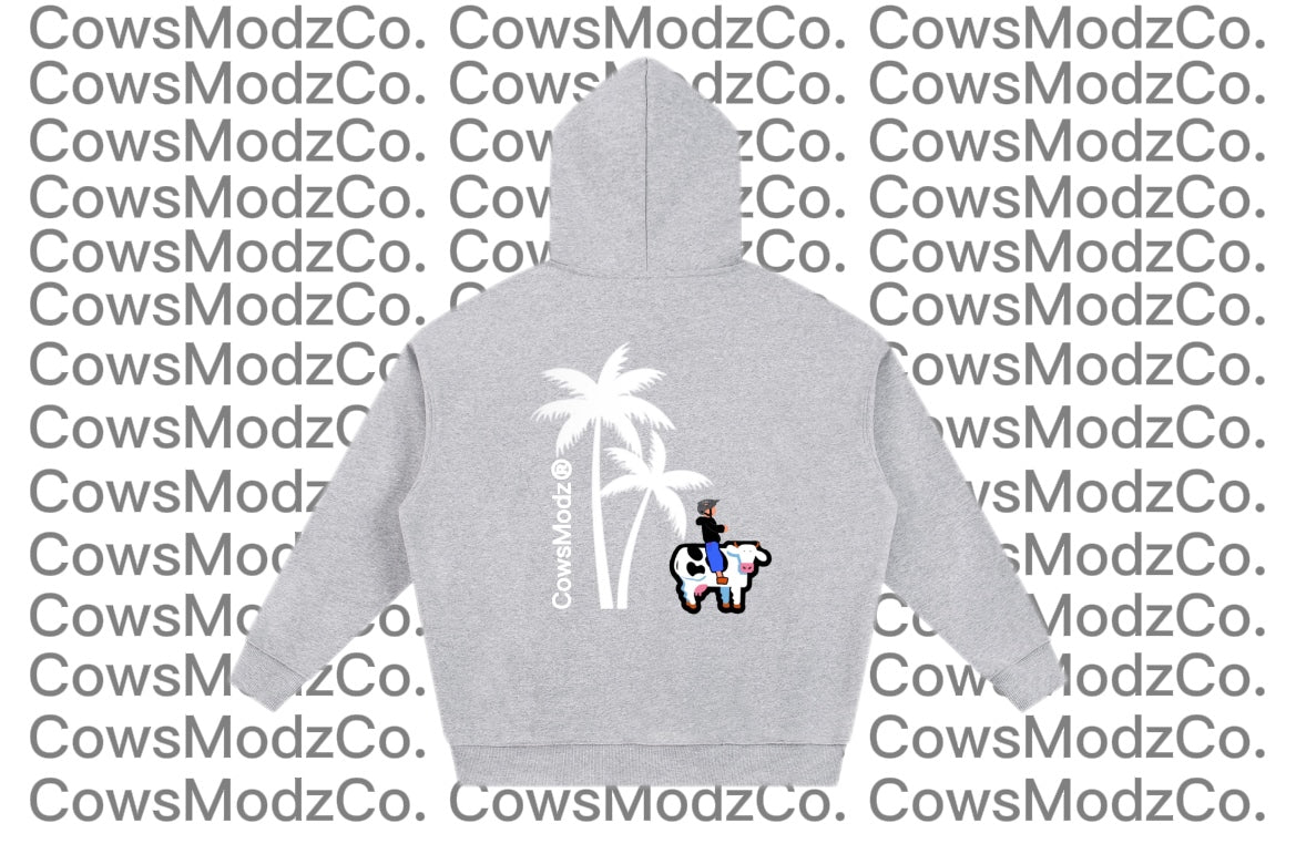Essential Palm Tree Cows Hoodie
